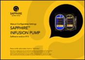Eitan Medical Sapphire Epidural Infusion Pump 17000-031-0035-27 Sapphire Epidural Manual